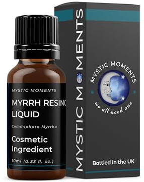 Mystic Moments | Myrrh Resinoid Flüssig | 10ml | Duftrohstoff mit Noten von Rose, Wärme, Würze für Parfüm, Seife, Kerzen und Kosmetik.