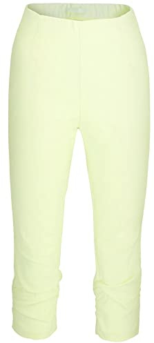 Stehmann Maria-530, Caprihose, seitlich gerafft, weitere Farben Größe 38, Farbe Tender Yellow