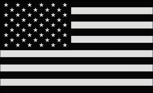 Sticker-Designs 10cm! Klebe-Folie Wetterfest Made-IN-Germany USA American Flag Flagge Fahne schwarz Subdued UV&Waschanlagenfest Auto-Aufkleber Profi-Qualität! F1194