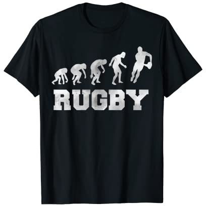 Rugby Evolution Shirt Funny Rugby T-Shirt