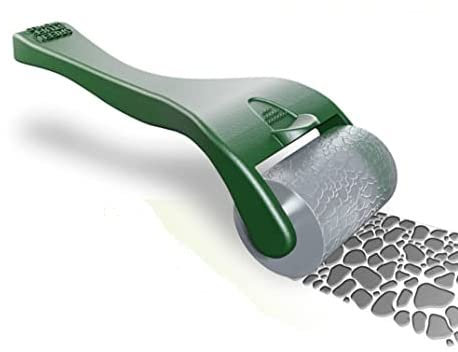 Green Stuff World Texturwalze mit Griff, Kopfsteinpflaster aus Silikon