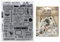 Tim Holtz Field Notes Haftstempel-Set und Tim Holtz idea-Ology Field Notes Snippets 134-teiliges Ephemera-Set