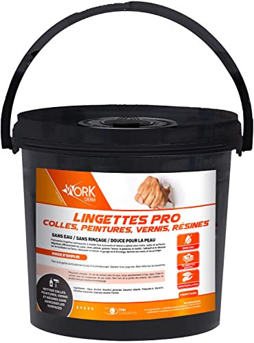 Workderm - Lingette nettoyante pro - Salissures intenses main et surface 70 - Chantier Garage Mecanicien - 70