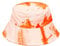 Becksöndergaard Fischerhut Damen - Campana Bucket Hat in Orange (Nectarine) - Sonnenhut/Sommerhut aus 100% Baumwolle - XS/S