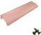M4TEC Bar Kitchen Cabinet Door Handles Cupboards Drawers Bedroom Furniture Concealed Finger Edge Pull Handle for Wardrobe & Bedroom Cabinet Hardware Rose Gold. VD3 Series: 160 mm