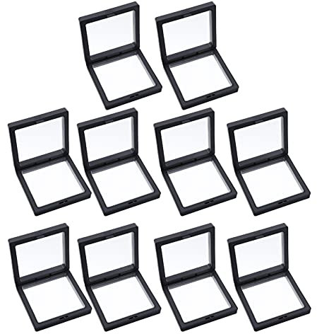Beatifufu 3pcs Nail Art Packaging Box Acrylic Display Tray Fake Nail Organizer Box Strips