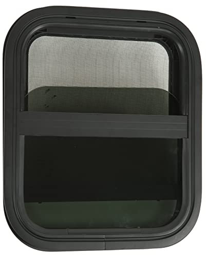 Finestra RV, 440mm H 390mm W RV Finestre Scorrevoli in Vetro Tempra Tinta Impermeabile per