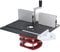 Piastra da Tavolo per la Lavorazione del Legno, Fresatrice con Piastra Superiore Base di Sollevamento per Fresatrice Lavorazione del Legno Scanalatura Rifilatura Smussatura Piano (Nero LR063682)