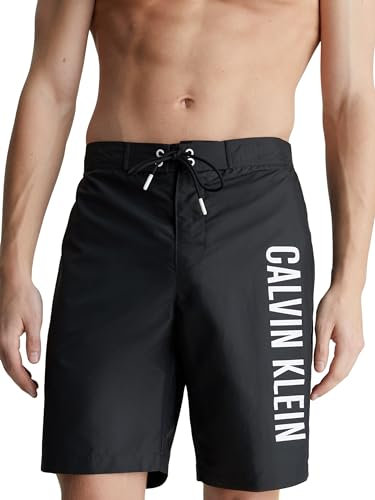 Calvin Klein Short de Bain Homme Boardshort Long, Noir (Pvh Black), M