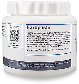 DD Composite Farbpaste RAL-Töne Pigment hochpigmentiert für Kunstharz Epoxidharz Resin kräftig deckend