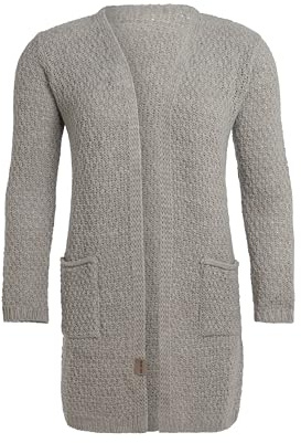 KNIT FACTORY - Luna Strickjacke | Damen Strickjacken mit Taschen - Cardigan mit Wolle - Grobstrickjacke - Oberschenkelhöhe - Hochwertige QualitÃ¤t