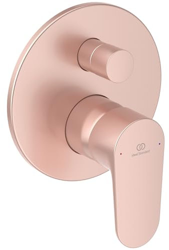 Ideal Standard Cerafine O A7350RO Mitigeur de bain encastré avec rosace 16,3 x 16,3 cm Rose