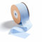 MORSUNBELA Schleifenband Blau 3,8 cm x 23 m Chiffonband Hochzeit Geschenkband Breit Chiffon Stoffband Geschenke Dekoband Seidenband,Hellblau
