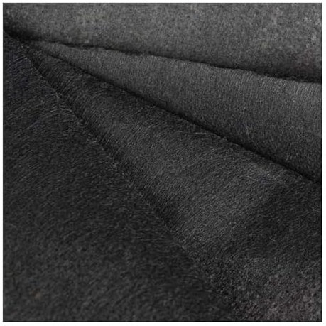 Medium Weight Black Iron-On Fusible Interfacing - 75cm Wide, Sold by The Metre