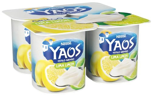 (Pack de 6 Und.) Yogurt Estilo Griego Nestle 4x115g (Yogur Griego Lima Limon)