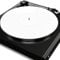 Acryl-Plattenspielermatte, Antistatische Plattenteller-Slipmat-Abdeckung, Ersatz für Alle Gängigen 12-Zoll-Plattenspieler, für 33 1/3 U/min und 45 U/min Schallplatten (helles