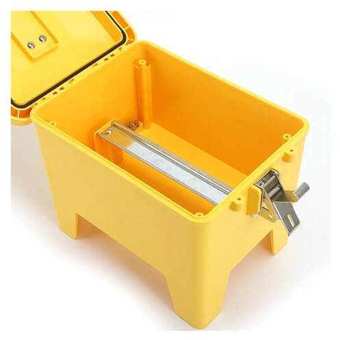 12WAY Portable industrial explosion-proof mobile socket box Construction site distribution box power box Rainproof box(Yellow,12WAY)