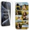 Cliffora Personalised Custom Phone Case for for iPhone 16 15 14 13 12 11 Pro Max XS Plus/SE 3rd Gen, 7 Photo Clear TPU Soft Customised Phone Case, Picture Photo case with 2 PCS Screen Protector