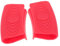 MAGICLULU 2pcs Anti-scalding Pot Handle Halogen Oven Accessories Cookware Pot Lid Organizer Drawer Pantry Organizers and Storage Silicon Fingers Instant Griddle Stand Gripper Red