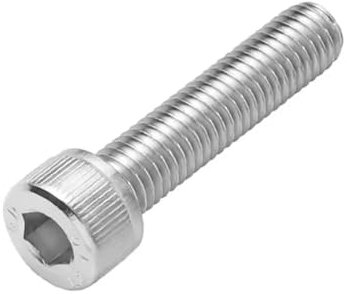 M7 M9 Bolt Screw Stainless Steel Allen Socket Head Cap Fully Threaded Fine Coarse Pitch 1mm 1.25mm(M7x1.0mm 1pc,10mm)