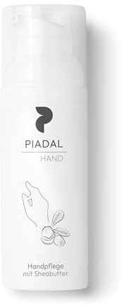PIADAL Handpflegecreme mit Sheabutter und Allantoin – Intensive Feuchtigkeitspflege für trockene und beanspruchte Hände - 50 ml