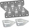 HOLIDYOYO 8Pièces Support Mural pour Extincteur Lot de Crochets Robustes pour Fixation Extincteurs Accessoire Et Durable pour Incendie