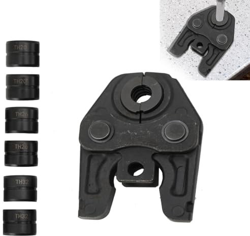 QWEXOB TH16-20-26-32 Pressbacken mit TH Kontur Presszangen Pressbacke für Verbundrohr,zum Verbinden von Aluminium-Kunststoffrohren, PEX-Rohren, PB-Rohren