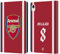 Head Case Designs sous Licence Officielle Arsenal FC Martin Ødegaard 2021/22 Joueurs Home Kit Étui Portefeuille en Cuir Compatible avec Apple iPad Mini (2021/2024)