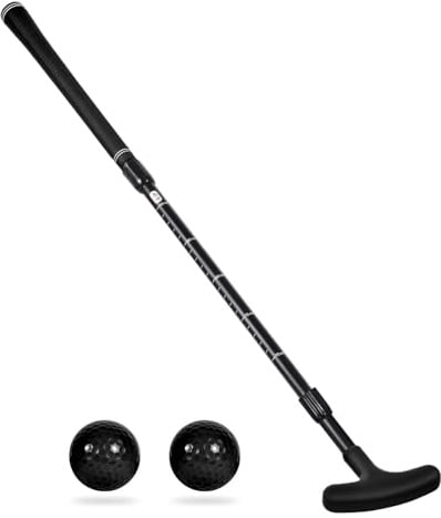 Golf Putter with 2 Balls, Adjustable Aluminium Alloy Putter for Adults