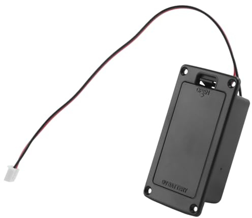 NIZEAMI 9V Flat Mount Guitar Active Pickup Battery Cover Hold Box Battery Storage Case for Electric Guitar Accessory