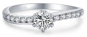Epinki Gold Au750 Hochzeitsband, Kreis Eheringe mit Labor Erstellt Diamant, Antragsring PT950 Platin Echtgold Schmuck, Gr.47-65