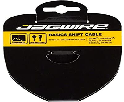 Jagwire Schaltzug, Basics verzinkt, 1,2 x 2300 mm, SRAM/Shimano 12RG2300, Unisex, Erwachsene, Grau