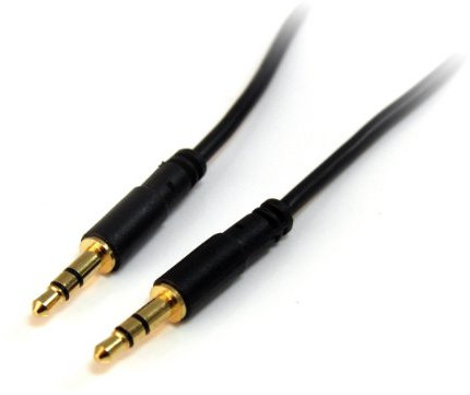 StarTech StarTech 3 ft Slim 3.5mm Stereo Audio Cable - M/M: MU3MMS