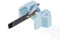 TOPKAUFMUNICH Puntina per sistema M44-E di Shure, Metallo, Blu, Stylus per giradischi, giradischi, RCA