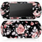 DeinDesign Skin kompatibel mit Sony PSP Street E1004 Folie Sticker Rose Blume Pattern