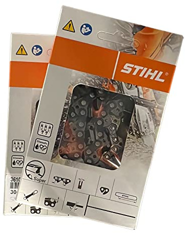 Fritz Krug Set: 2 Stück Stihl Sägeketten Rapid Super (RS) 325 1.6mm 82 TG Vollmeissel