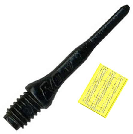 50 Evolution EVO Dart Spitzen, schwarz und Dart-Store Hennef Checkout-Card