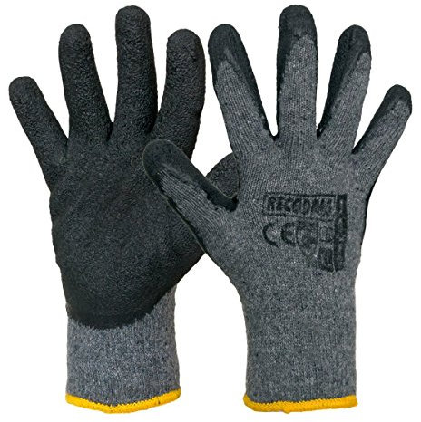 12 Paar Arbeitshandschuhe Sicherheitshandschuhe Schutzhandschuhe (RECODRAG-SB)