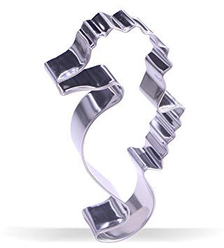 9,9 cm Seepferdchen Ausstecher - Rostfreier Stahl