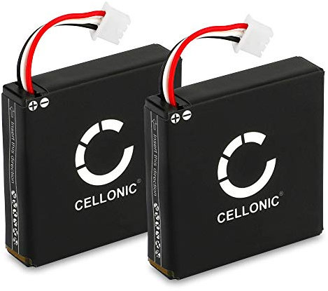 CELLONIC, Akku für Headset kompatibel mit Logitech H800 (230mAh, 3.7V) 2X Ersatzakku 533-000067,AHB472625PST, L/N: 1109, L/N: 1110