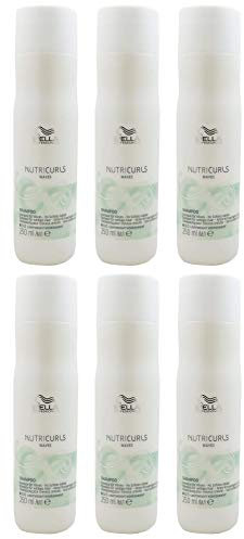 6 er Pack Wella Nutricurls Shampoo Waves 250 ml