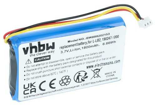 vhbw Akku kompatibel mit Logitech M-RAG97 | MX1000 kabellose Maus (1800 mAh, 3,7 V, Li-Ion)
