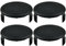 Odashen Lot de 4 cache-bobines de rechange pour débroussailleuse Bosch Art 23 26 SL