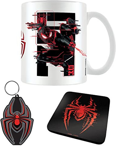 Pyramid International Spider-Man Web Glitch Miles Morales - Juego de tazas (tamaño único)