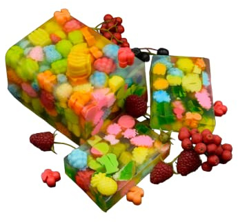 Nesbel Feuchtigkeitsspendende Glycerin Seife Duschseife Früchte sortiert 100 g