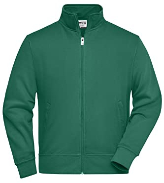 James & Nicholson Sweatjacke mit Stehkragen - Jacke aus robuster Sweatqualität in großer Größenauswahl