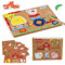 Jacootoys Wooden Tap Tap Games Toys,Hammer and Nails Game,Wooden Hammering Pounding Toy,Wooden Toy with Mallet Great Gift for Girls and Boys