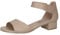 CAPRICE Damen Sandalen mit Absatz aus Leder mit Riemchen, Beige (Beige Nappa), 39 EU