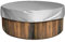 Copertura per Vasca Idromassaggio Rotonda per Esterni, Tappo di Copertura per Vasca da Bagno con Baldacchino per Vasca Idromassaggio, Copertura per Piscina Resistente Alla Polvere, Coperture(Grigio)