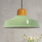 bamyum Asletl Pendelleuchte Esstisch Holz Ø41 cm, Hängelampe Esstisch Holz, Hängelampe Industrial Vintage, Küchenlampe Hängend Vintage Wohnzimmerlampe Pendelleuchte Minzgrün Metall Küchenlampe Hängend